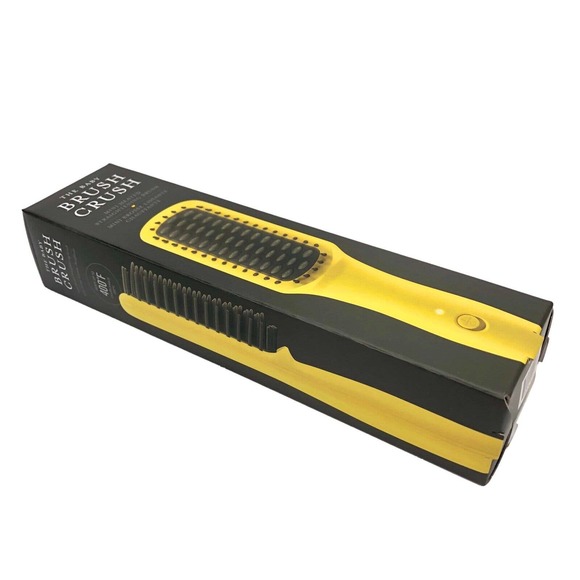 Drybar The Baby Brush Crush Heated Straightening Brush Travel Hair Straightener - Picture 4 of 10